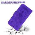 thumbnail image 3 of Jiahe Cover For Motorola MOTO G Stylus 5G (2022) Shockproof Magnetic Hand Strap Wallet Card Slot Stand Flip Leather Case Cover,Purple, 3 of 8