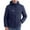 Blue, variant on Smart Heated Jackets for Men with 4-Zone Control 21 Heating Areas USB Charging 10000mAh Hooded Small print Outwear (Battery Not Included)