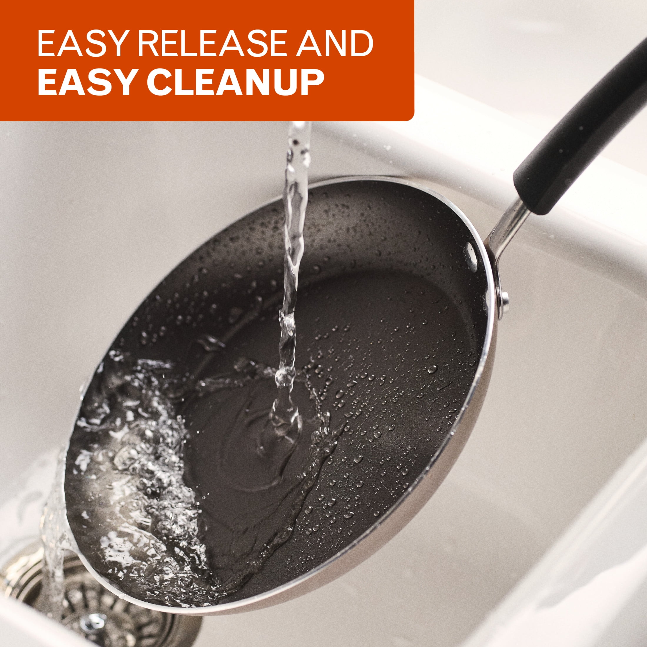Farberware Easy Clean 12 Pcs Nonstick Cookware Set with Cooking Tools, Dishwasher Safe, Champagne