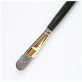 thumbnail image 2 of WINSOR & NEWTON / COLART 5504014 MONARCH SYNTHETIC MONGOOSE LONG HANDLE FILBERT 14, 2 of 4