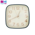 thumbnail image 3 of Reloj de Pared Cuadrado 21 cm Vintage Colores Pastel Silencioso azul YC038467, 3 of 6