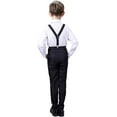thumbnail image 3 of Boys Formal Suspenders Suits Set, 3 of 5