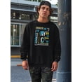 thumbnail image 2 of New York City . Sweatshirt Men - Men Sweatshirt, Black, Large, 2 of 4