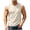 Mens Shirts Beige, variant on Mens Outdoor Waffle Tank Tops Sleeveless Crew Neck Athletic Sports Tops with Pocket Fathers Day Gift