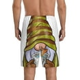 thumbnail image 5 of Cauagu Fishing Gnome Fisherman Print Pajama Bottoms for Men Sleep Pajama Shorts Elastic Waistband Sleep Pajama Short Men's PJ Shorts -X-Large, 5 of 6
