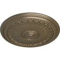 thumbnail image 3 of Ekena Millwork 27"OD x 2 1/2"P Brunswick Ceiling Medallion (Fits Canopies up to 4 1/2"), Hand-Painted Warm Silver, 3 of 5