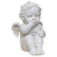 thumbnail image 2 of Gmogad Vintage Cherub Sculpture, European Classic Winged Angel Resin Figurine for Home Decor, Vintage Cherub Sculpture for Garden Mantel Tabletop Decor, Romantic Hotel Style Decoration and Gift, 2 of 6