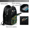 thumbnail image 4 of Balery Jungle Leopard Yellow Mochila con carga USB para hombre y mujer - Mochila impermeable y antirrobo para portátil con puerto USB para viajes, trabajo, estudios y universidad, 4 of 7