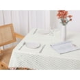 thumbnail image 6 of Unique Bargains Rectangle Tablecloth Polyester Table Cloth with Tassels Wrinkle Free Colorful 53x63 Inch, 6 of 6