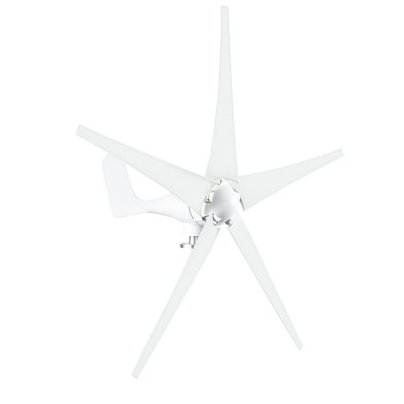 Xianers Wind Turbine Generator Kit 12V /24V with 5 Blade, with Charge Controller, Wind Power Generator for Marine, RV, Home, Windmill Generator Suit for Hybrid Solar Wind System