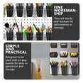 thumbnail image 3 of WEUVEB Multi-Function Pegboard Storage Cups with Hanging Hooks, Pegboard Accessories, 10.20X7.00X7.00CM, 3 of 9