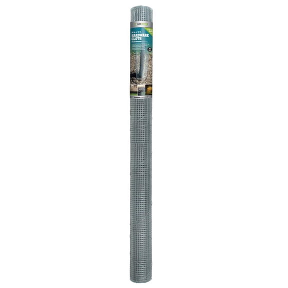 Garden Zone 36 in. W x 10 ft. L Silver Gray Steel Hardware Cloth 1/2 in.