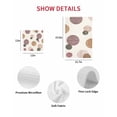 thumbnail image 7 of Abstract Geometric Kitchen Dish Towels for Drying Dishes Set of 3, Farmhouse Vintage Polka Dot Red Brown Waffle Weave Microfiber Hand Tea Bathroom Towels Quick Dry & Absorbent Towel 15.7x23.6, 7 of 7