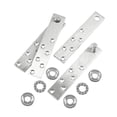 thumbnail image 4 of Bisagras de pivote de puerta, Oficina de Montaje de Rotación de 360 ​​grados Bisagras de puertas de madera de acero inoxidable para estanterías para, 4 of 8