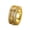 Golden#001, variant on 2Pcs Spinner Ring Set Gold & Rose Gold Plated, Rotating Gear Band with CZ, Anxiety Relief Fidget Jewelry, Romantic Couple Ring Gift for Anniversary