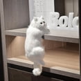 thumbnail image 4 of GUOOL Statue de Chat Simulation Animal pour Bureau Blanc, 4 of 9