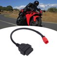 thumbnail image 4 of Motorcycle 16Pin To 6Pin Connector Cable, OBD Adapter OBD2 Plug Diagnostic Cable OBD  Flexible Black Maintenance Modification, 4 of 8