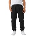 thumbnail image 2 of Boys Linen Pants Straight Leg Casual Trousers for Boys Girls Casual Elastic Waist Pull on Boys' Pants with Pockets, 2 of 5