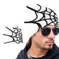 thumbnail image 5 of vlrwzc Spider Web Beanie Hat Wool Knitted Hat Y2K Street Beanie for Men Women Winter Warm Beanie Fashion Hip Hop Skull Cap, 5 of 7