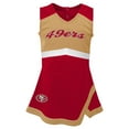 thumbnail image 2 of Girls Toddler Scarlet San Francisco 49ers Cheer Captain Dress with Bloomers, 2 of 4