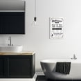 thumbnail image 2 of Stupell Industries Bathroom Rules Vintage List Typography Painting Unframed Art Print Wall Art, 2 of 6