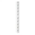 thumbnail image 2 of Furinno Fulda 10-Tier Space Saving Storage Shelf Bookcase, 6-Inch Width, White, 2 of 6