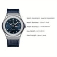 thumbnail image 2 of Mens Stylish Night Glow Quartz Watch - Water Resistant, Accurate Timekeeping, Luminous Dial, Perfect Accessory for Formal Occasions, 2 of 7