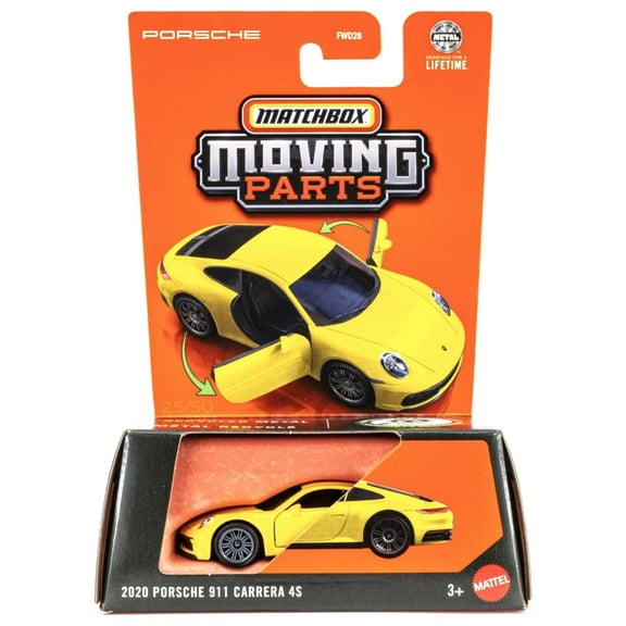 Matchbox 2020 Porsche 911 Carrera 4S Moving Parts New 2025
