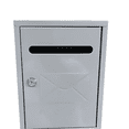 thumbnail image 1 of Buzón Hogar Cartas Correo Decoracion Exterior Casa Y 2 Llave Xtellar Gris, 1 of 3