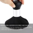 thumbnail image 4 of Large Black Barber Neck Duster Brush - Soft Hairbrush for Hair Cutting, Neck, and Face Cleaning - Hair Sweep Salon Tool, 4 of 7
