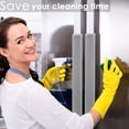 thumbnail image 4 of FrostHike 6Pcs Refrigerator Door Handle Cover Washable Kitchen Appliance Decor Handles Fridge Oven Microwave Dishwasher Antiskid Protector. Keep Off Fingerprints Food Stains (Gray), 4 of 5