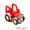 Red tractor, variant on Large Building Blocks Car Model Children's Urban Traffic Accessories Assembled Toy Car Chassis Boat Motorcycle Compatible Duploe