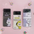 thumbnail image 4 of Funda Para Teléfono Samsung Zflip3 Zflip4 BTSS-7 BT RJ Shooky Cooky Koya Dentro Mang TATA Chimmy D-DAY AgustD Indigo Anti Golpes Cubierta Espacial A Prueba De Caídas Zflip5 Transparente, 4 of 4