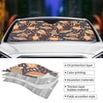 thumbnail image 5 of Bingfone Turtles and Sea Plants Car Windshield Sun Shade Protector Keep Your Vehicle Cool Sun Shield Visor Cover Foldable-Medium, 5 of 9