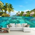 thumbnail image 1 of Papier Peint 3D Maldives Vue sur la Mer de Parede SKU WAL0237, 1 of 1