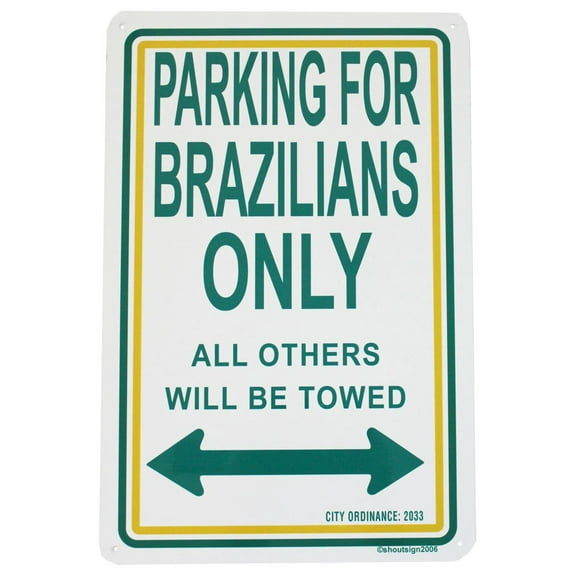 Brazil Parking Sign