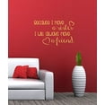thumbnail image 2 of Because I Have A Sister, Always A Friend Vinyl Lettering Art Family Wall Sticker Decals Home Decor Quote 23x14-Inch Buttercream, 2 of 4
