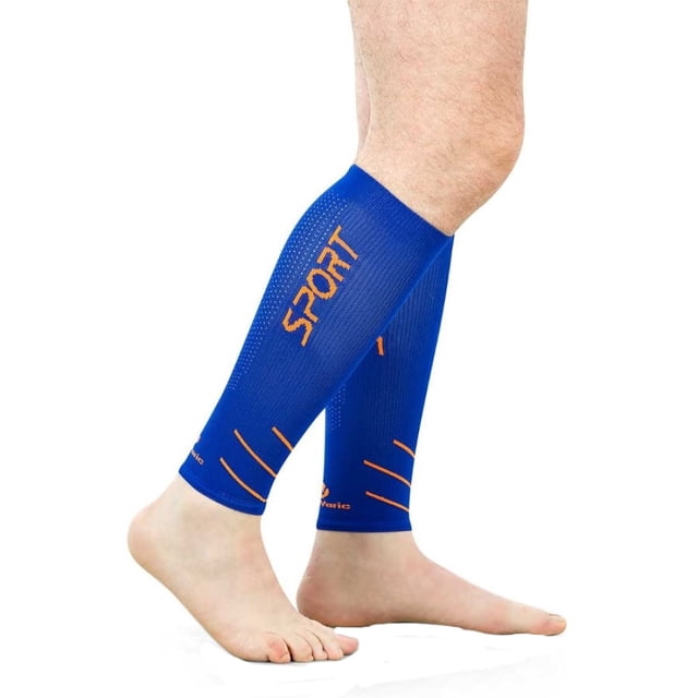 Pantorrillera Deportiva Unisex Compresión18-23Mm Medivaric CH AZUL