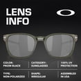thumbnail image 4 of Oakley OO9018 Ojector Irregular Shaped Non-Polarized Sunglasses for Men - Includes Official Eyewear Kit - Olive Ink Frame with Prizm Black Lens, 4 of 6