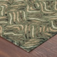 thumbnail image 3 of Addison Rugs Chantille Indoor/Outdoor Transitional Abstract Olive Machine Washable Rectangle Rug, 3' x 5', 3 of 8