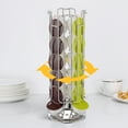 thumbnail image 1 of Coffee Capsule Holder Stand Rack for Nespresso Vertuoline 360 Degrees Rotatable Large Capacity Organizer Carousel for Home Office Kitchen Gift, 1 of 7