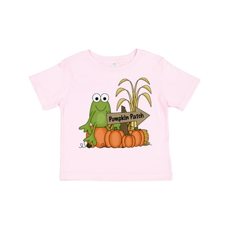 

Inktastic Frog at a Pumpkin Patch Gift Toddler Boy or Toddler Girl T-Shirt