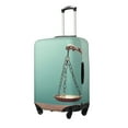 thumbnail image 2 of Haiem Vintage Brass Balance Scale Luggage Cover Printed Suitcase Covers for Luggage Elastic Washable Suitcase Protector Fits 18-32 Inch Luggage-Large, 2 of 8