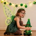 thumbnail image 4 of TanSiDing 2pcs Butterfly Wings Angelic Trefoil Performance Props, Lightweight Polyester Stage Decorations for Party Photo Backdrop, 4 of 9