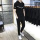 thumbnail image 5 of Sudadera con capucha blanca estética de manga corta, pantalones, conjuntos casuales geniales Kpop Xl, ropa suave para hombre, camiseta elástica para exteriores para hombre, 5 of 5