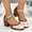 Brown, variant on Hoshose Dress Shoes for Women Slip On Comfort Evening Party Chunky Shoes