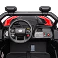 thumbnail image 6 of Joyracer 4WD 24 Volt Ride on Toys for Big Kids, 2 Seater Power Car wheels UTV with 800W Motors, Remote Control, Bluetooth, LED Light, Red, 6 of 11