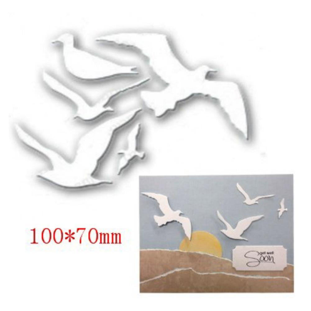 078F suitable for most die cutters SEA BIRDS DIE-Impression Obsession 