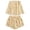 a-Light Yellow573102, variant on FINALGANG Womens Polka Dot Two Piece Outfit Sleeveless Strapless Loose Top Elastic Waist Shorts Casual Matching Set For Summer Daily Wear Versatile Set