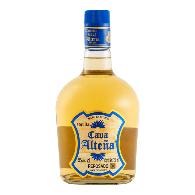 Tequila Cava Alteña Reposado 750 Ml Cava Alteña Tequila Reposado